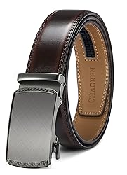 CHAOREN Mens Belt Leather Ratchet Belt