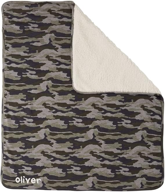 camo baby blanket