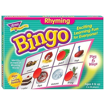 Trend T6067 Young Learner Bingo Game Rhyming Words (TEPT6067)