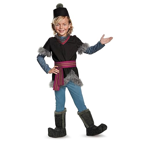 Disguise Kristoff Deluxe Child Frozen Disney Costume, X-Small/3T-4T Gray