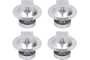 ZERONE Shock Absorbers,Beehive Feet 2Pcs Adjustable Height Front And Rear Shock Absorbers, For Jlb 1/10 Series Rc Truck Front Rear Suspension Damper (Yellow)