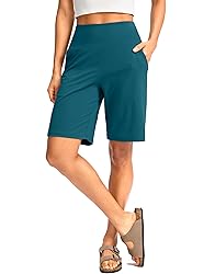 G Gradual Women's Bermuda Long Shorts with Pockets