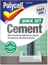 POLYCELL 20204 Polycell Quick Set Cement Polyfilla 2 kg Grey view 2