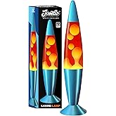 JAMBO 16" Beautiful Lamp- Red with Yellow/Orange Wax, Relaxing Liquid Light, Night Light Nightlight, Home Decor Living Room O