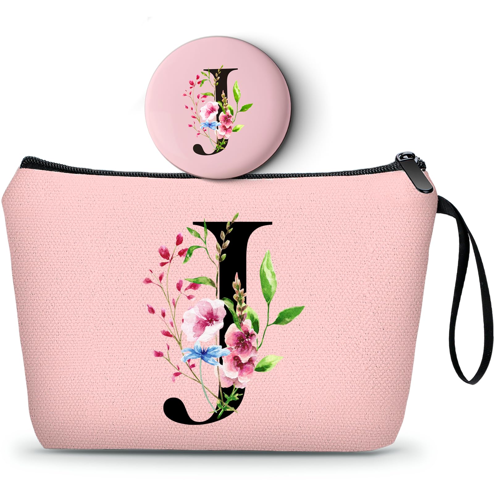Photo 1 of Birthday Inspirational Bridesmaid Proposal Team Small Gifts for Women Mom Aunt Teacher Sister Coworkers Makeup Cosmetic Bag Travel with Mirror Mothers Day Christmas Graduation J