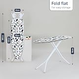Minky Large Ironing Board 122 x 38 cm Adjustable 96 cm Angled Rest UK view 3