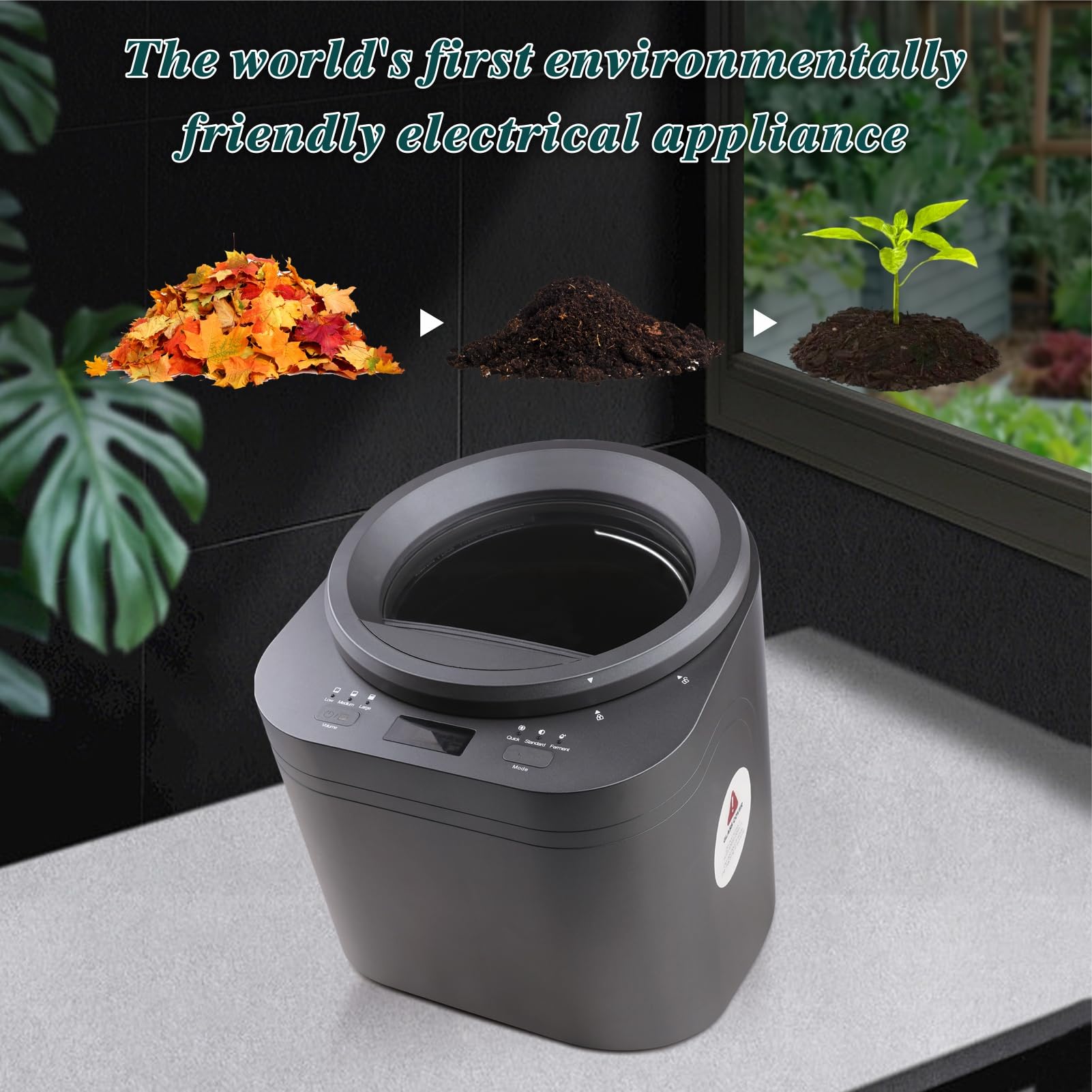 Mua Upgraded Electric Waste Kitchen Composter,NESSGRAIM 2L Capacity ...