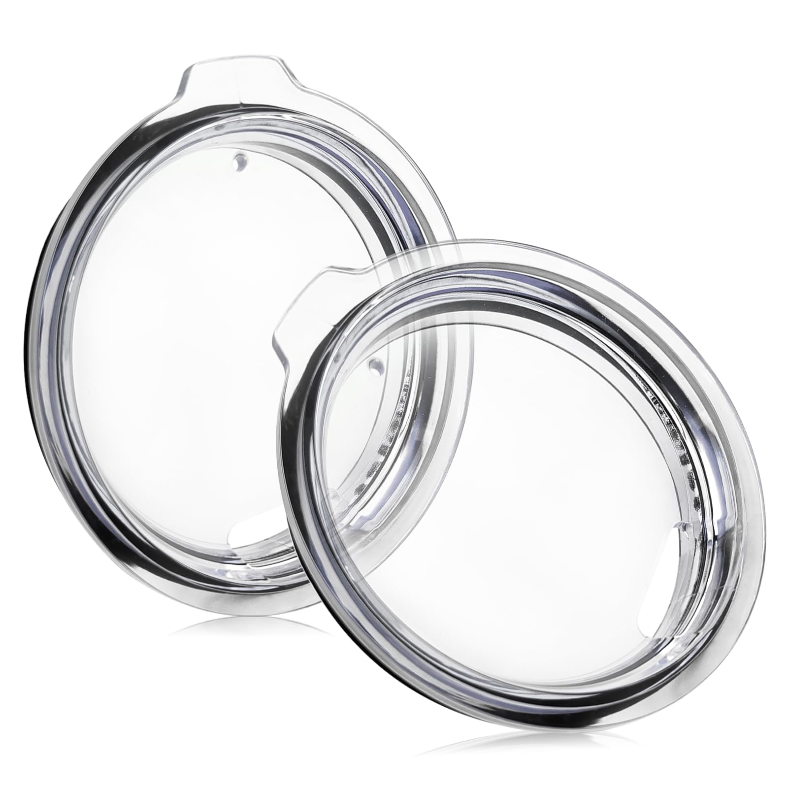 Photo 1 of 2 Pcs Tumbler Lid for YETI, 30 oz Splash Proof Replacement Covers Compatible for Rambler, for Old Style Rtic, for Ozark Trail and More Tumblers Cups (30oz)