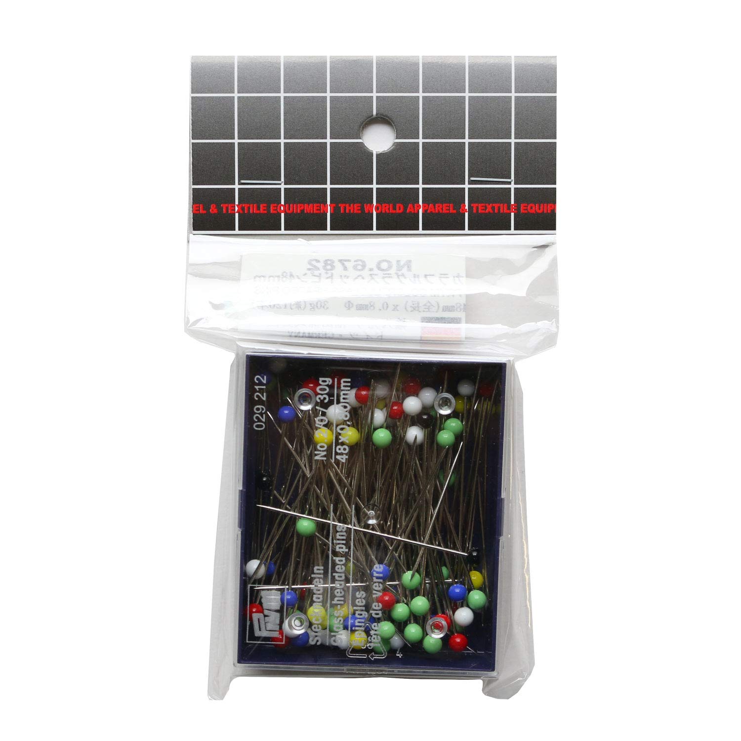 Prym - Glass Silver Assorted (0.80 x 48mm) Head Pins - 1 Unit — image 1