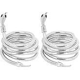 Bendable Snake Bracelet, Adjustable Punk Snake Choker for Women, Flexible Multi-Purpose Medusa Necklace Earrings Halloween Jewelry