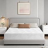 Vipbear Short Queen Mattress, 10 Inch RV Memory Foam Mattress with Cooling Gel for Cool Night Sleep & Pressure Relief, Fiberg