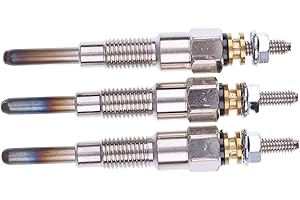 RONGPAS 3PCS Glow Plug 16851-65510 16851-65512 compatible with Kubota B1700D B21 B2100D B2400D B2410HSD B2410HSDB B2410HSE B2