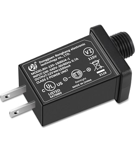 Adaptateur Secteur 12V 1000mA / 1250mA / 1500mA EU – Alimentation Étanche IP44, Pour Gonflables, LED Noël, Lumières Décoratives, Stable Et Sécurisée