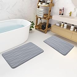 Buganda Memory Foam Bathroom Rug Mat 59x17, Extra