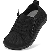 LeIsfIt Toddler Shoes Girls Boys Wide Shoes Kids Zero Drop Minimalist Sneakers Barefoot Slip on Tennis Sneakers