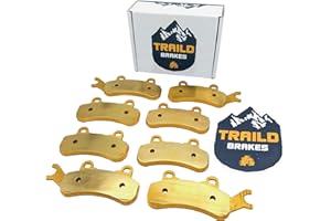 Traild Brass Brake Pad Set for Can-Am Maverick X3/MAX, Maverick Sport & Trail 2017-2024 (Full Vehicle Set)