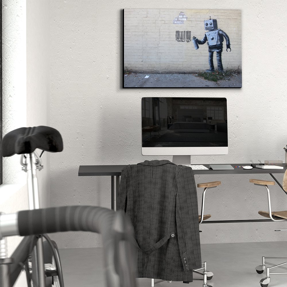 There is Always Hope Banksy Street Art Canvas Art Wall Decor 24x36 CVSBANKSY1424x36x1.50