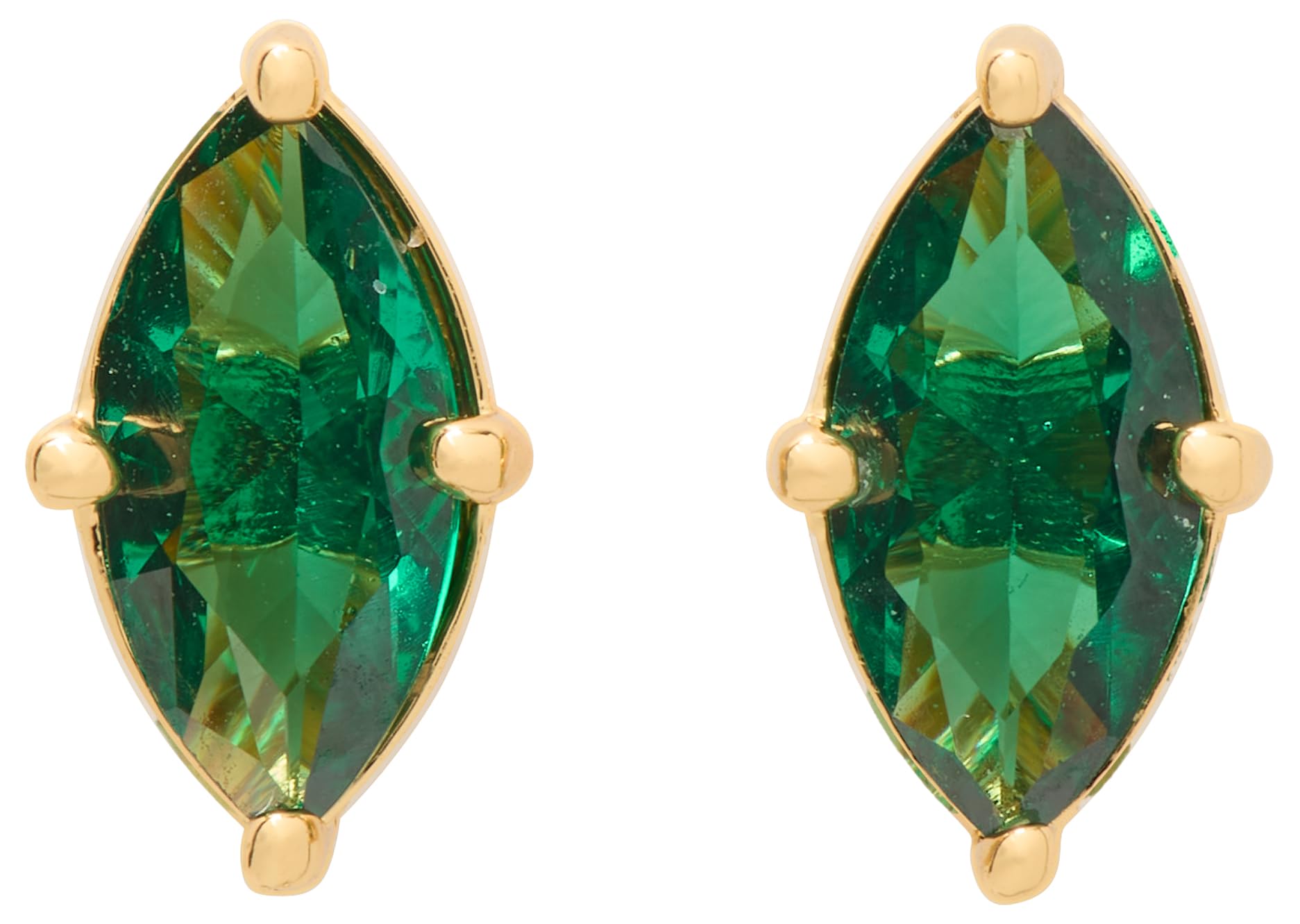 kate spade new york Signature Solitaire Studs, Emerald, One Size