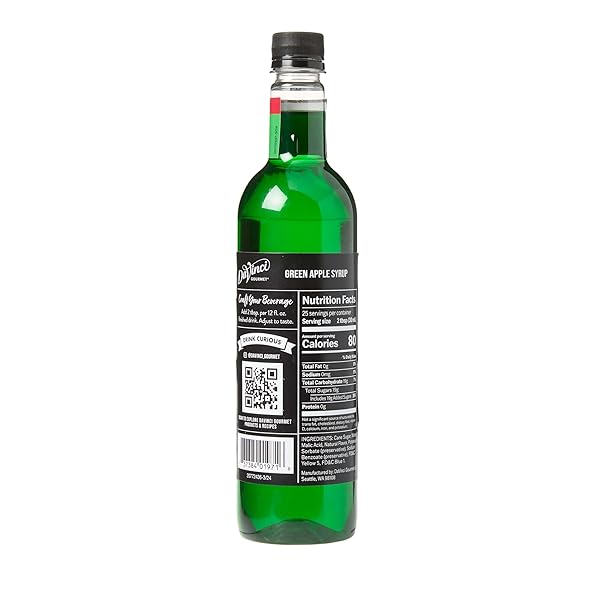 DAVINCI GOURMET GREEN APPLE SYRUP, 25.4 FLUID OUNCES (PACK OF 1)