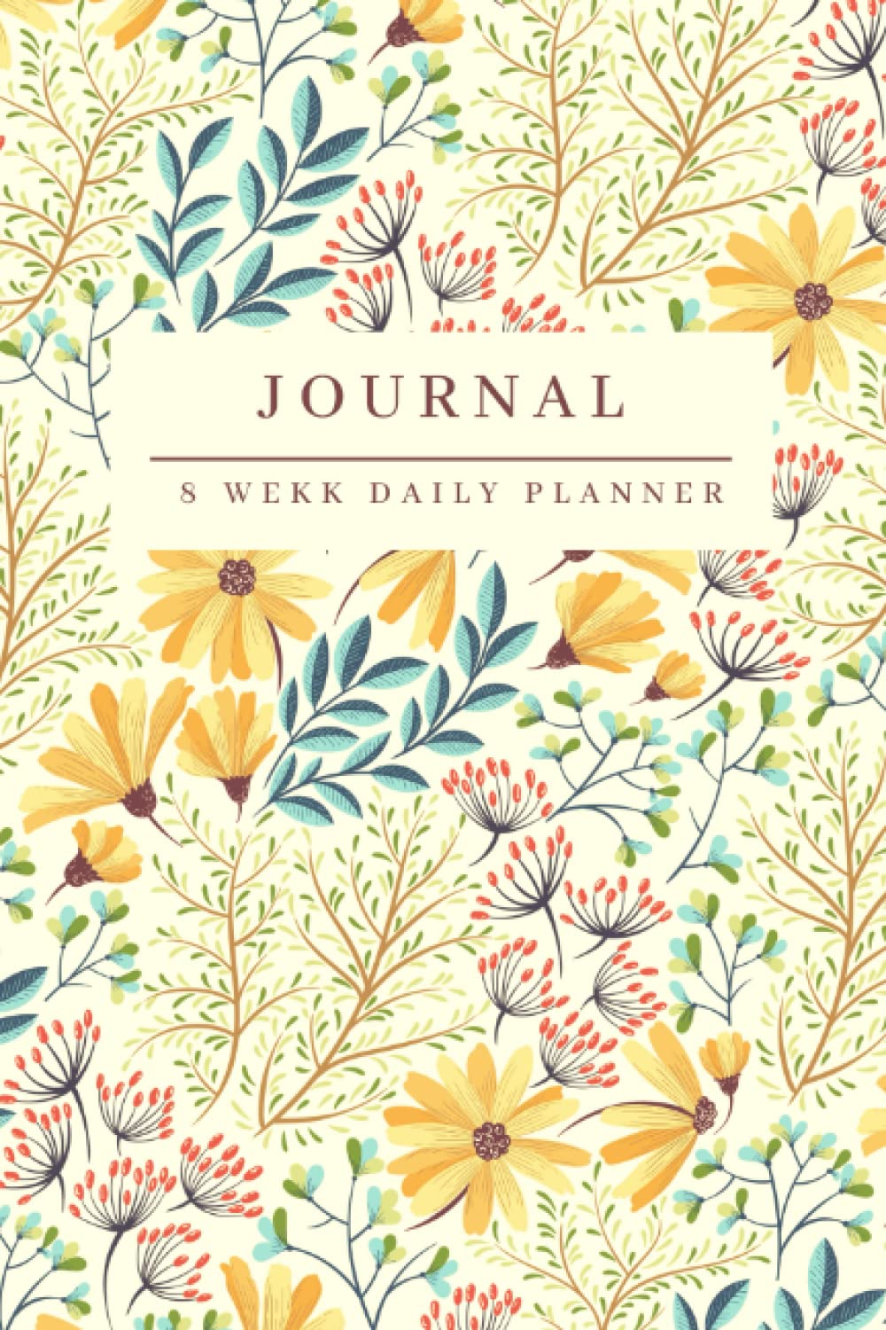 8 Week Journal - Floral Journal Planner