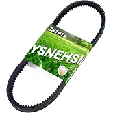381914 Lawn Mower PTO Belt Fits for Grasshopper381914 381914G 1822 1822K 2132 1994 412 614 718 718D 718K 718KC 718V 720KC 720 and 721 (1/2" X 36-3/8")