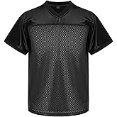 Youth Boys' Blank Football Jersey,Athletic Fans Shirts Practice Sports Shirt for Kids