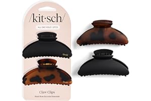 Kitsch Medium Claw Clips, Medium Hair Clips for Women, Stylish Hair Claw Clips for Thick Hair & Thin Hair, Cute Medium Hair C