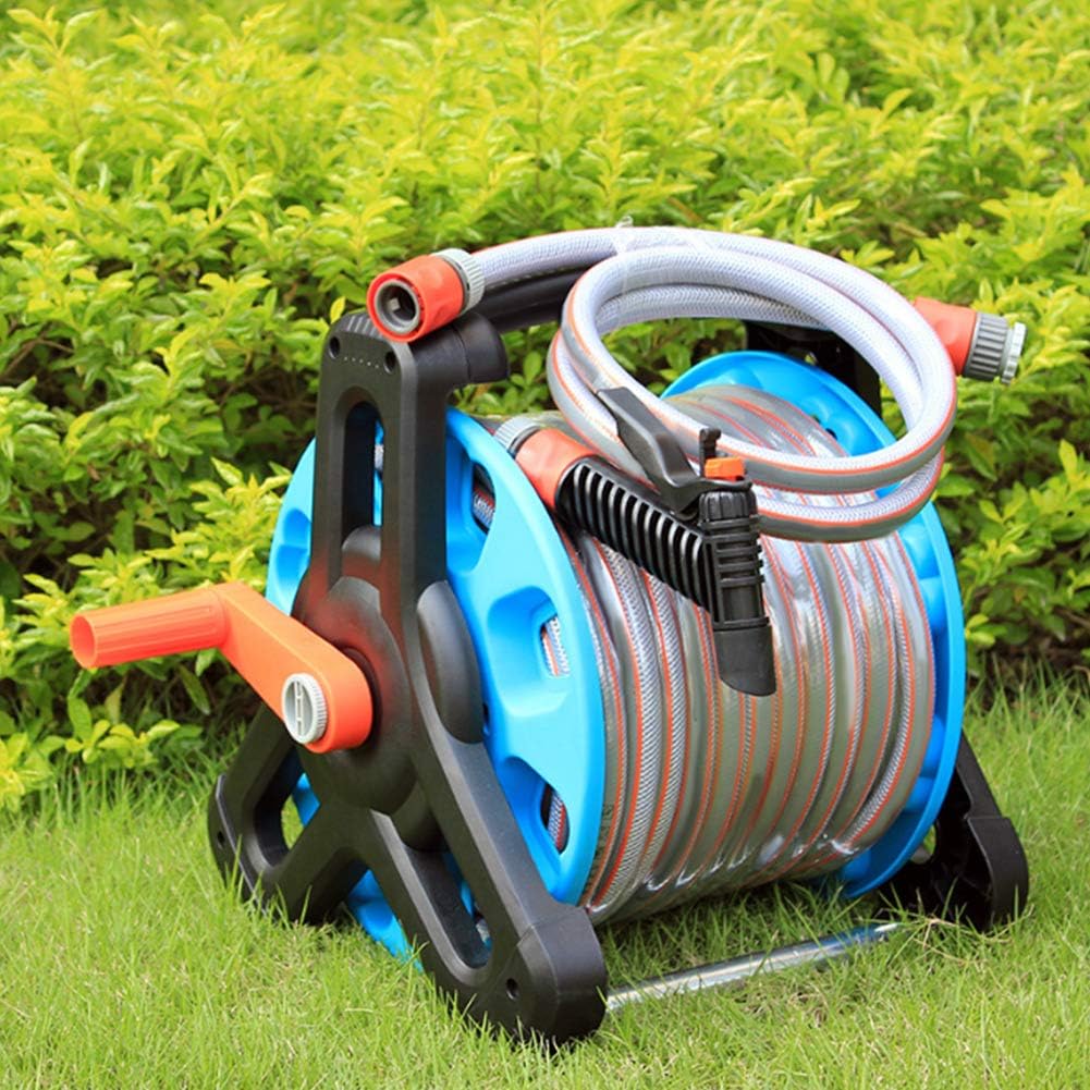 Hose Trolley, Water Hose Reel, Hose Reel Storage Rack, Portable Water