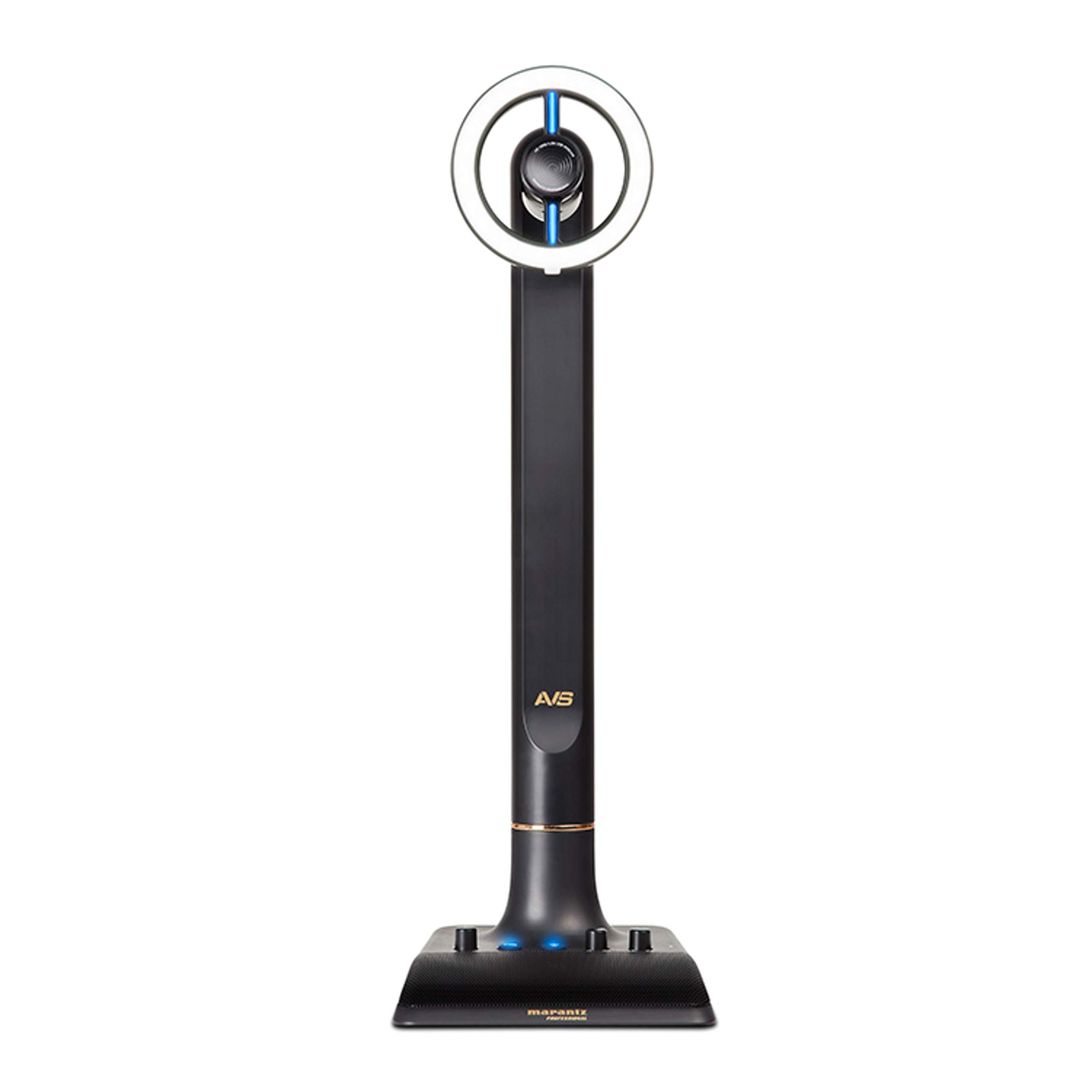 Marantz Professional AVS - Self Contained Audio Video Streamer with USB-C Connectivity, Full HD Webcam, USB Condenser Microphone, Dimmable LED Light Ring and Internal USB Hub