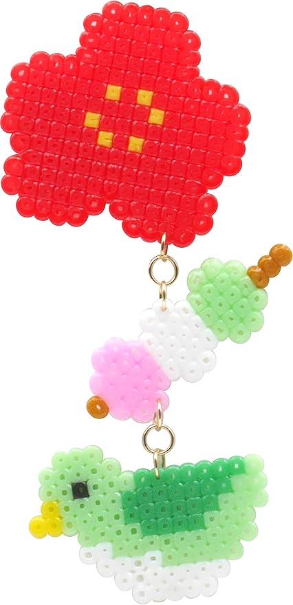 Amazon Naska アイロンビーズゆらゆらつるしかざりキットir3 5縁起小物1 ビーズ アクセサリーキット 通販