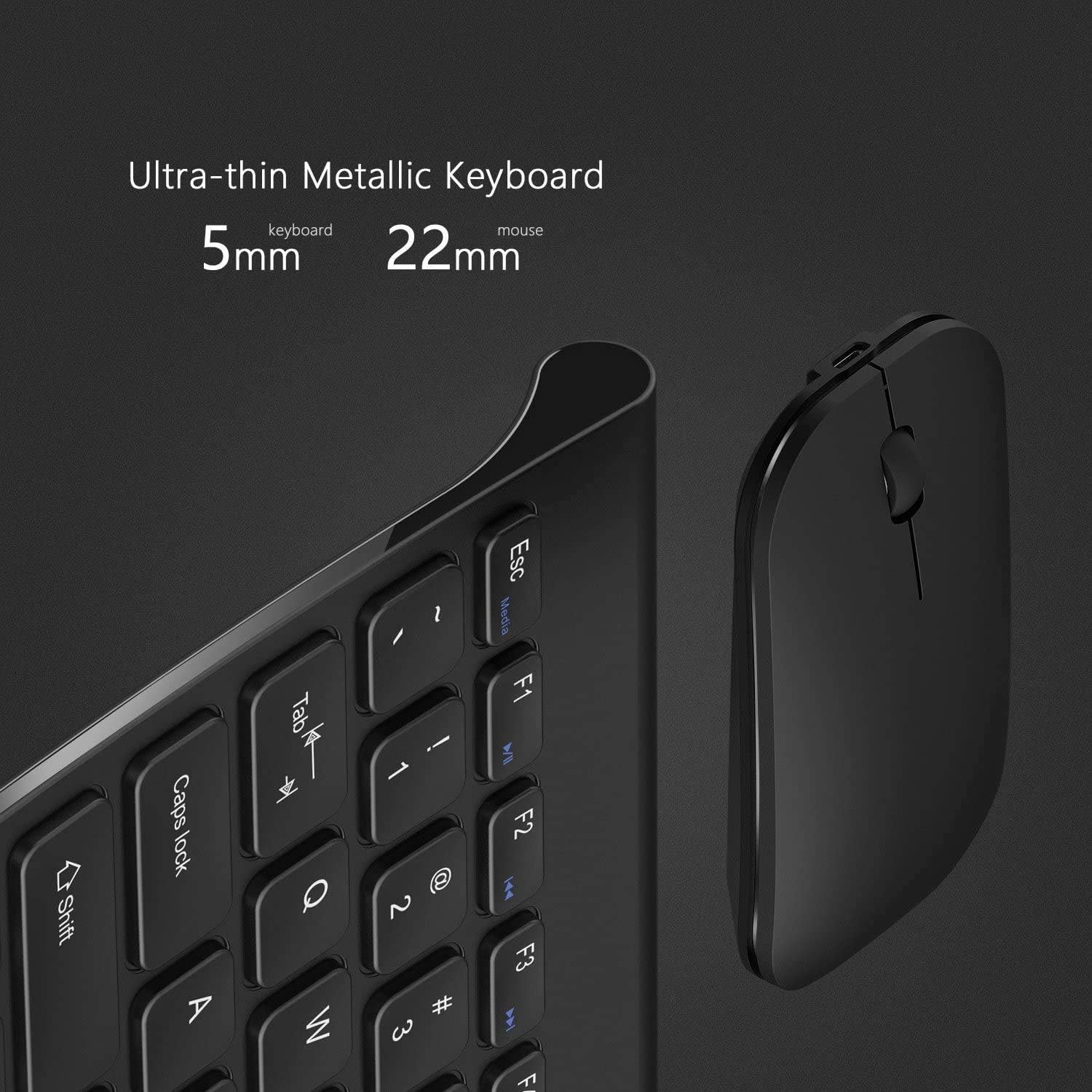 seenda WGJP-031 Small Wireless Keyboard and Mouse - Image 3