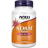 NOW Supplements, ADAM&trade; Men's Multivitamin, 60 Tabs