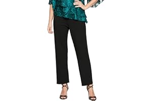 Alex Evenings Womens Plus Size Straight Leg Dress Pant (Plus Petite Sizes) Dress Pants