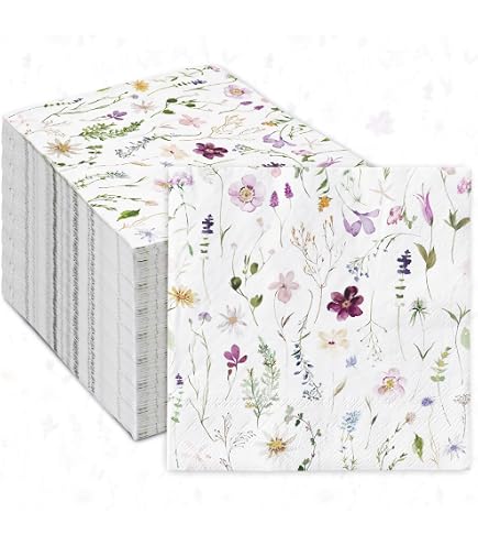 Karma, 20-Count 3-Ply Cocktail Size Paper Napkins...