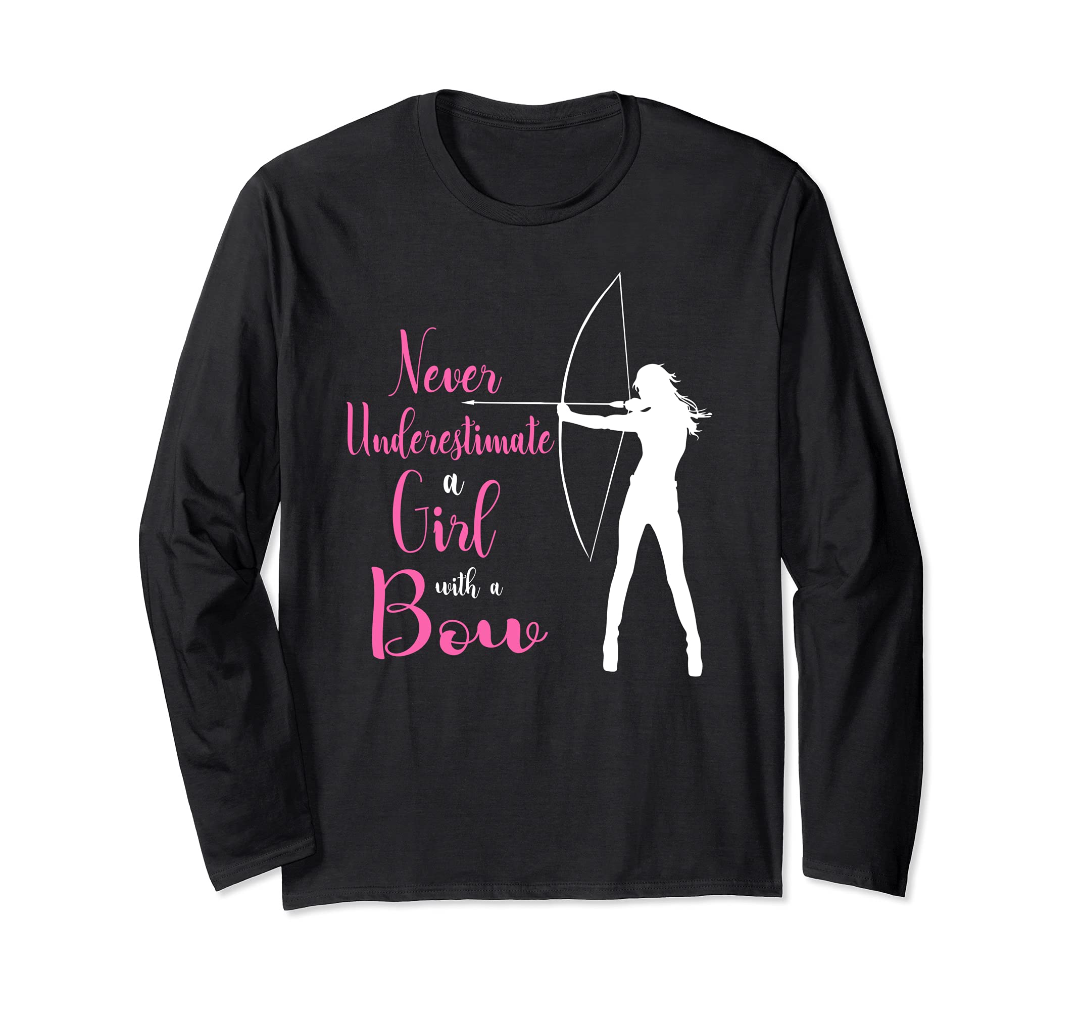 Archery Mom Arrow Girls Bow Hunting Women Archery Long Sleeve T-Shirt