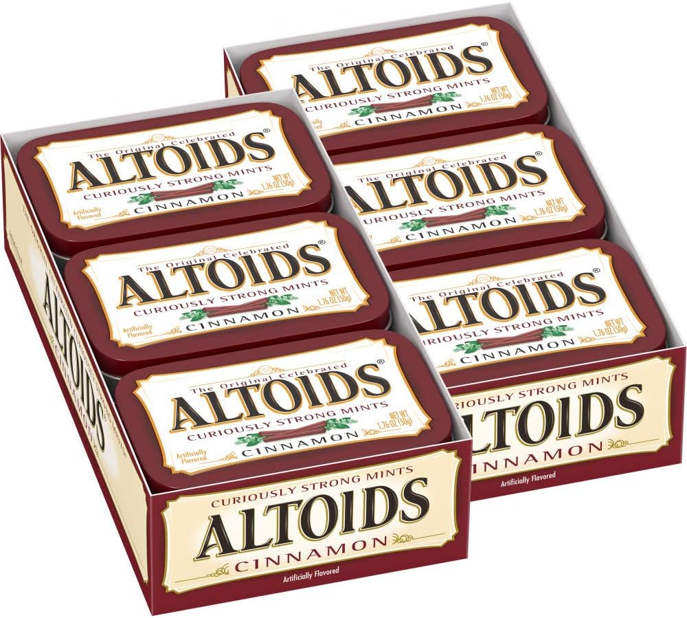 Altoids Cinnamon Mints, 1.76 Ounce (12 Packs) Amazon.ca Grocery