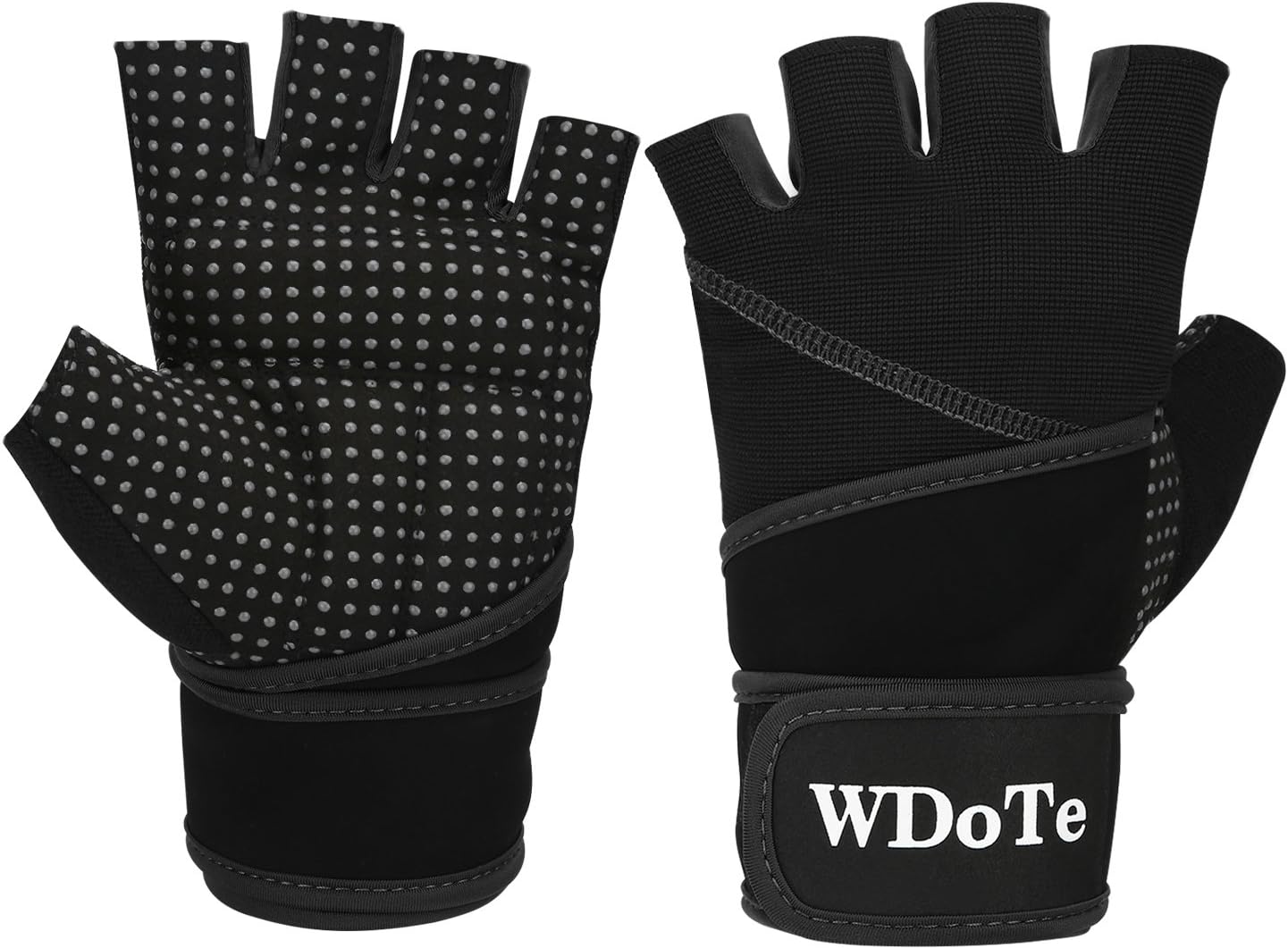 Womens Mens Weight Lifting Gloves with 17.7" Wrist Support