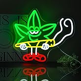 Ebdobgbs Leaf Neon Sign Led Neon Lights Neon Signs for Wall Decor Light Up Sign for Birthday Party Club Gift