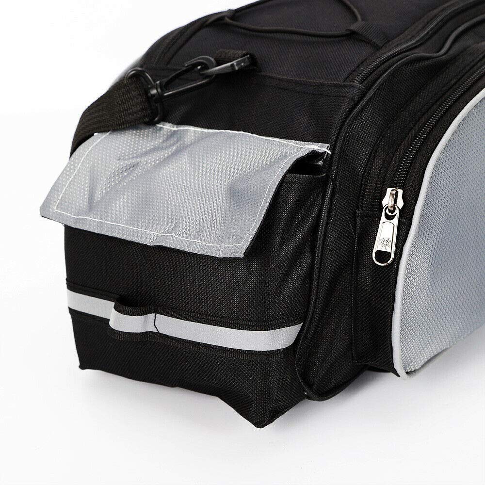 Sports Et Loisirs Porte Bagages Momoja Sacoche De Velo Porte Baggage Housse De Rangement Pour Baggage En Oxford 600d Pour Arriere De Velo 13l