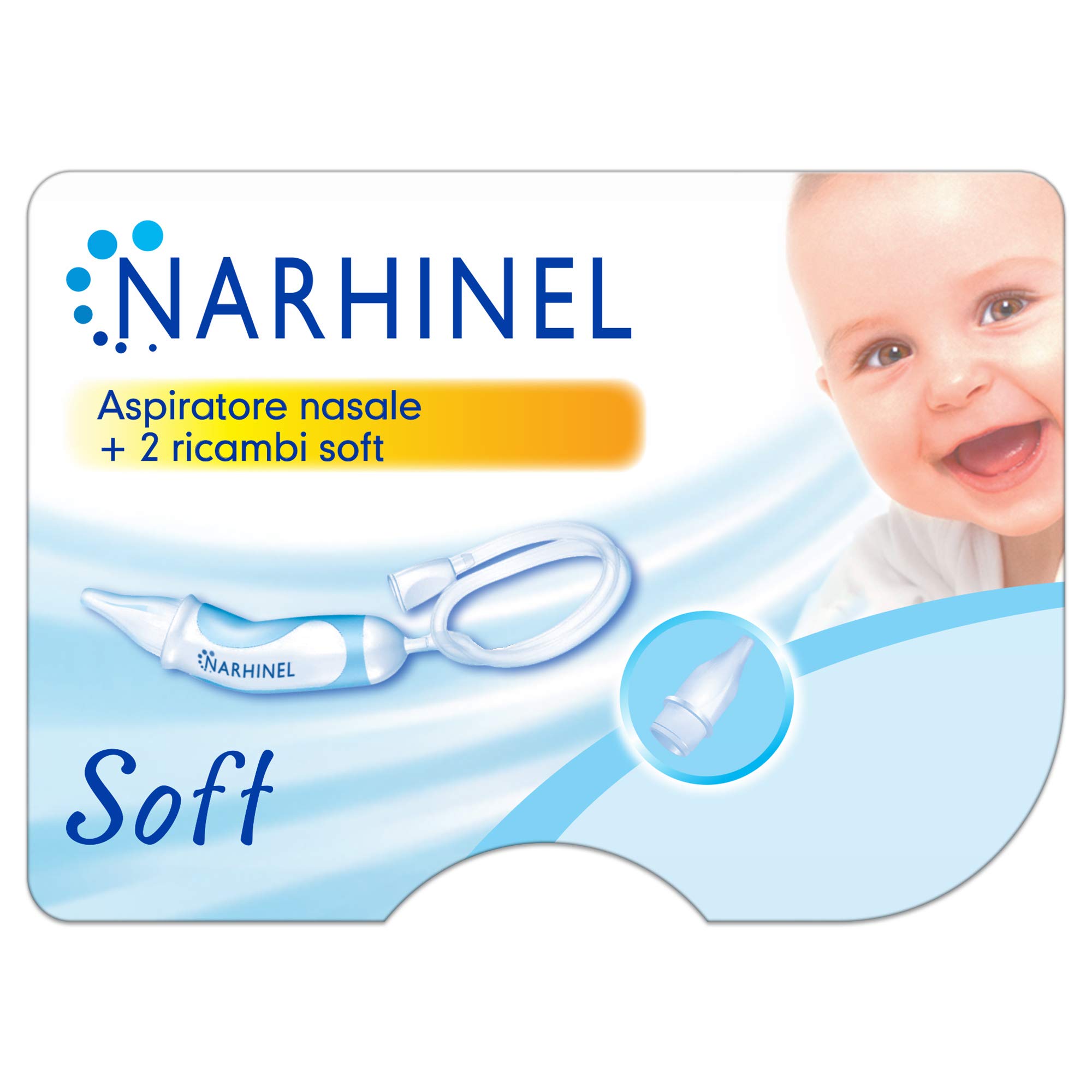 Narhinel Nasal Aspirator and Soft Spare Parts - 70 g