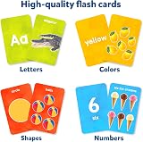Skillmatics Thick Flash Cards for Toddlers Letters Numbers Shapes Colors view 2