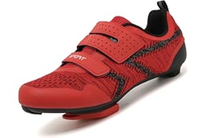 ULTIANT Cycling Shoes Mens Womens Compatible with Peloton Indoor Riding Shoes Road Bicycle Shoes with Look SPD SL Delta Cleats Outdoor Pedal Bike Shoes