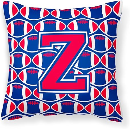 Amazon Com Caroline S Treasures Cj1076 Zpw1414 Letter Z Football