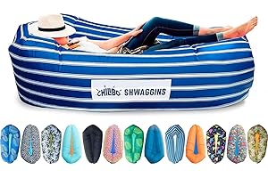 Chillbo Shwaggins Inflatable Couch – Cool Inflatable Chair Easy Setup is Ideal for Hiking Gear, Beach Chair and Music Festiva
