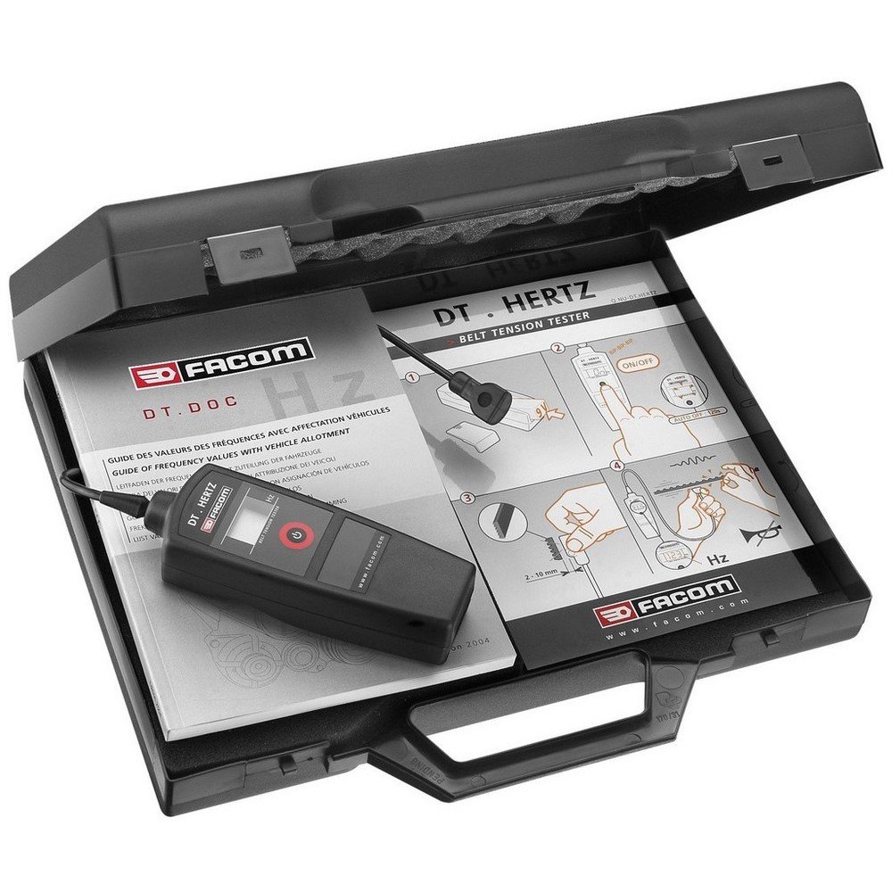 FACOM DT.Hertz Series Multi-Make Electronic Belt Tension-Meter for 245.J1 245.J2, 28 mm Height, 50 mm Width, 135 mm Length