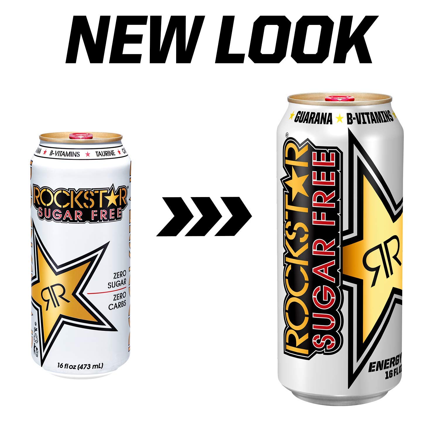 Amazon Com Rockstar Energy Drink Sugar Free Energy Drink 16 Fluid Ounce Pack Of 24 Sports Nutritional Supplements Grocery Gourmet Food