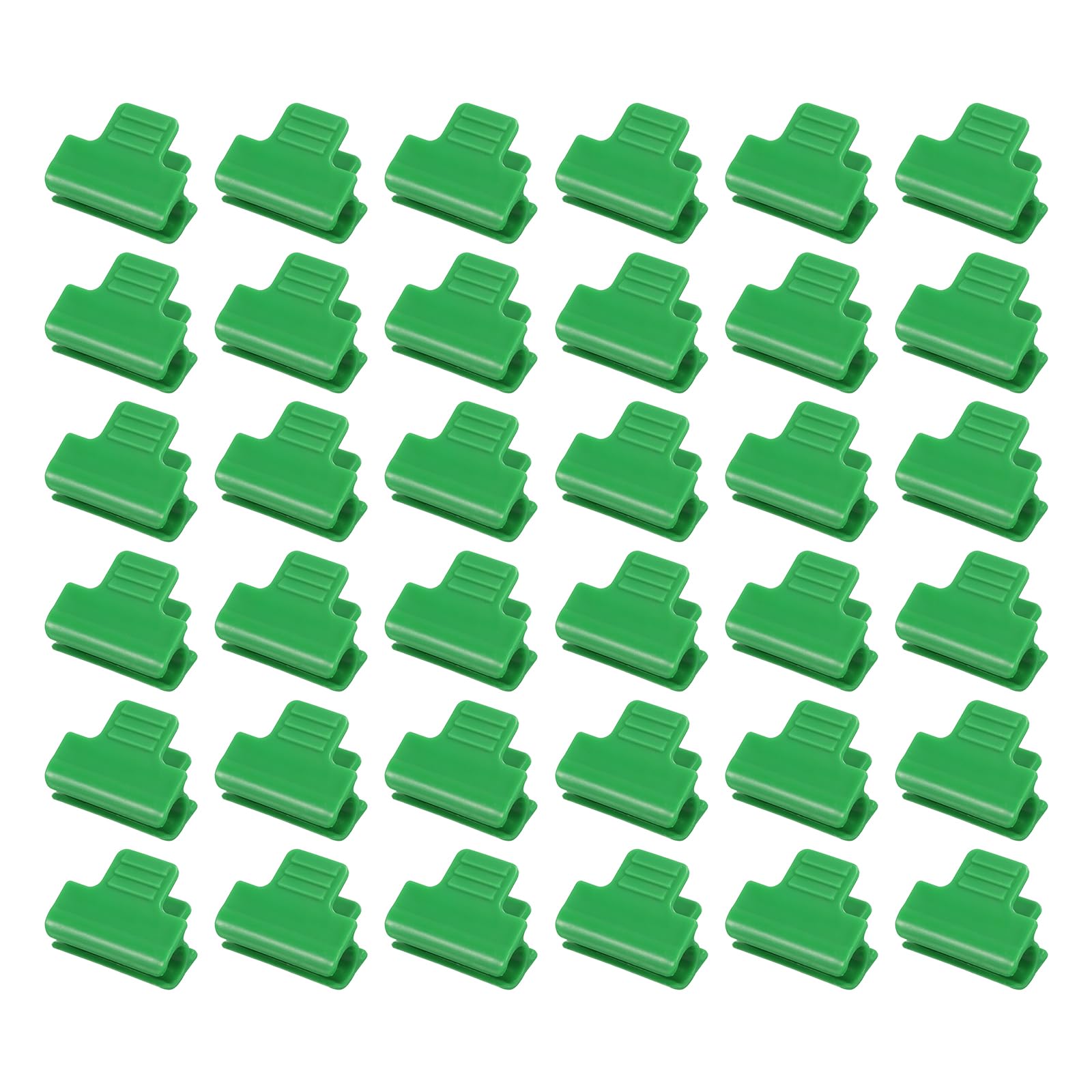 PATIKIL Greenhouse Clamps, 50 Pack Garden Film Row Cover Clips for 11mm Pipe Gardening Hoop Plant Cover Support Netting Tunnel Shade Cloth, Green