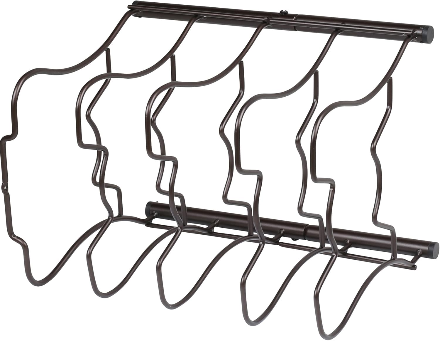 SimpleHouseware Kitchen Cabinet Pantry Pan and Pot Lid Organizer Rack Holder, Bronze: Kitchen & Dining