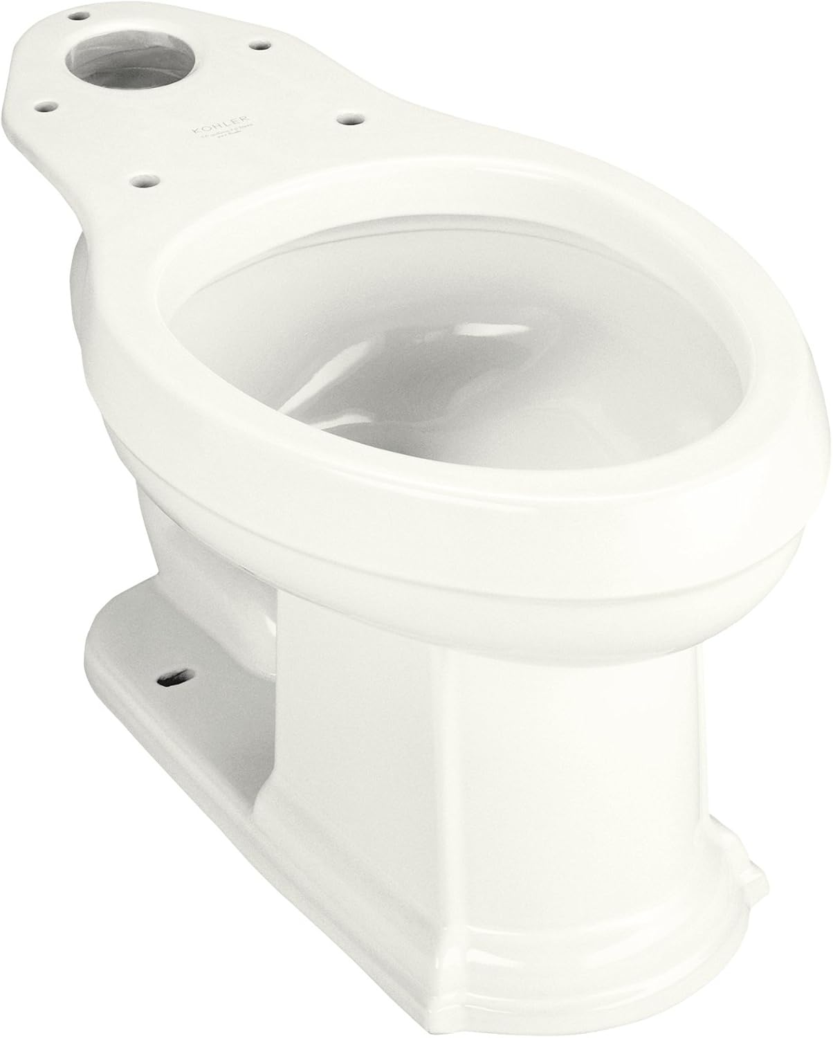 KOHLER K42690 Devonshire Elongated Toilet Bowl, White (Bowl Only