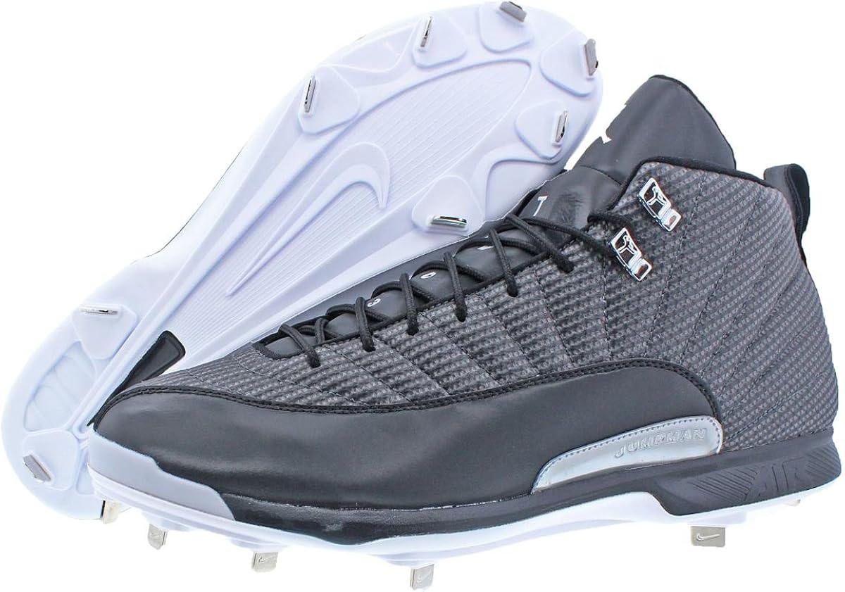 jordan 12 baseball cleats metal